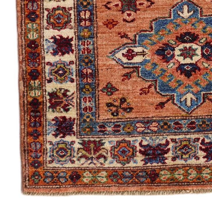 Detail image of 2' 8 x 3' 11 Hand Knotted Kazak Rug