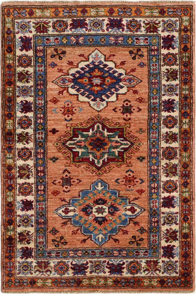 2' 8 x 3' 11 Hand Knotted Kazak Rug