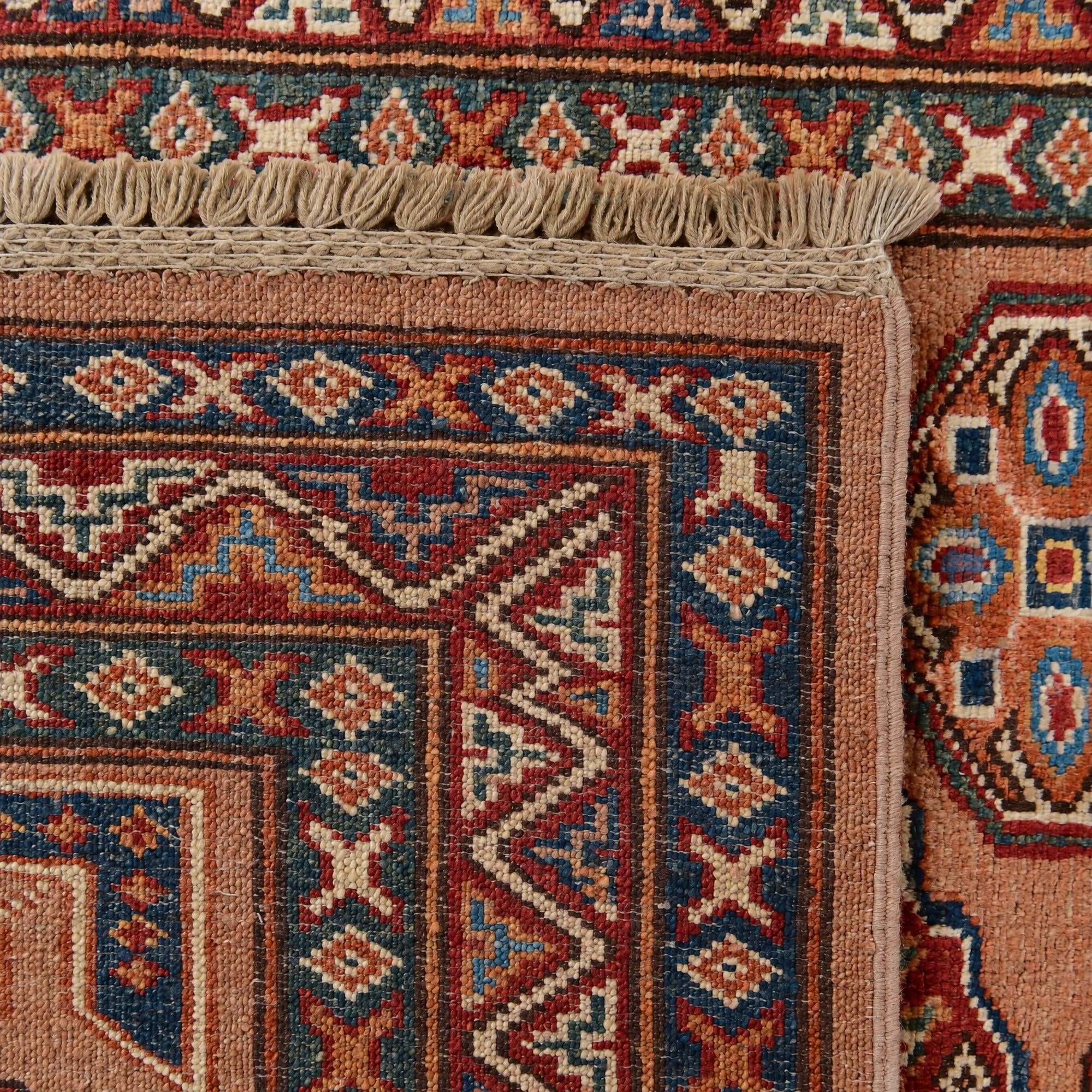 90cm x 120cm Hand Knotted Kazak Rug
