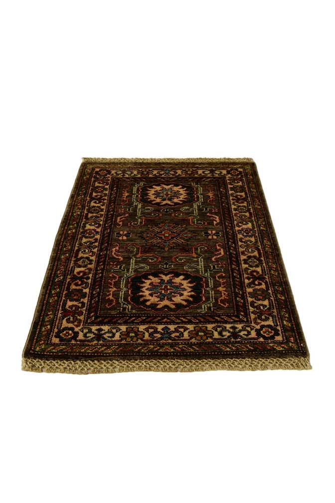 2' x 2' 10 Hand Knotted Kazak Rug