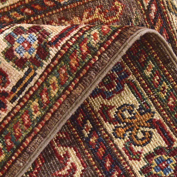 Detail image of 2' x 2' 10 Hand Knotted Kazak Rug