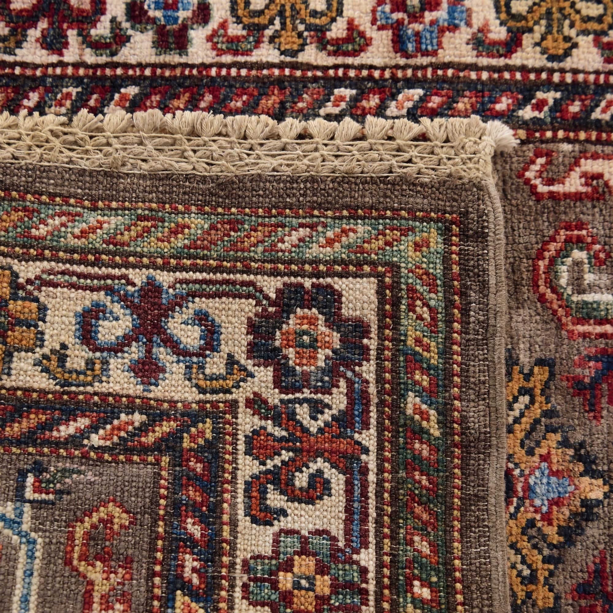 60cm x 85cm Hand Knotted Kazak Rug
