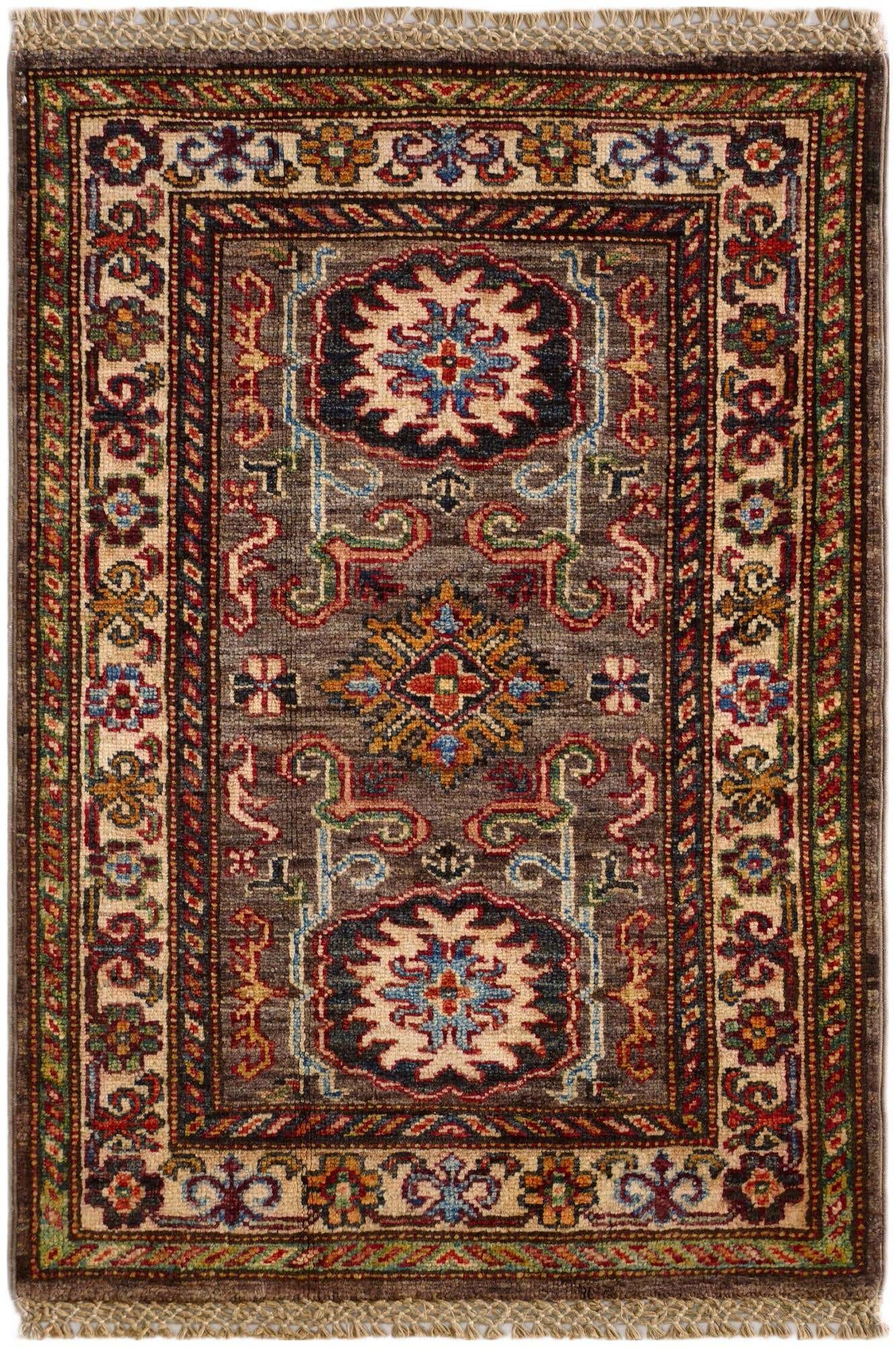 2' x 2' 10 Hand Knotted Kazak Rug