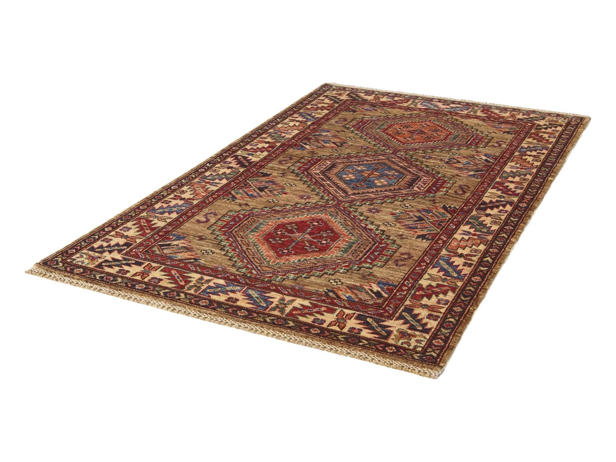 3' 4 x 5' 5 Hand Knotted Kazak Rug