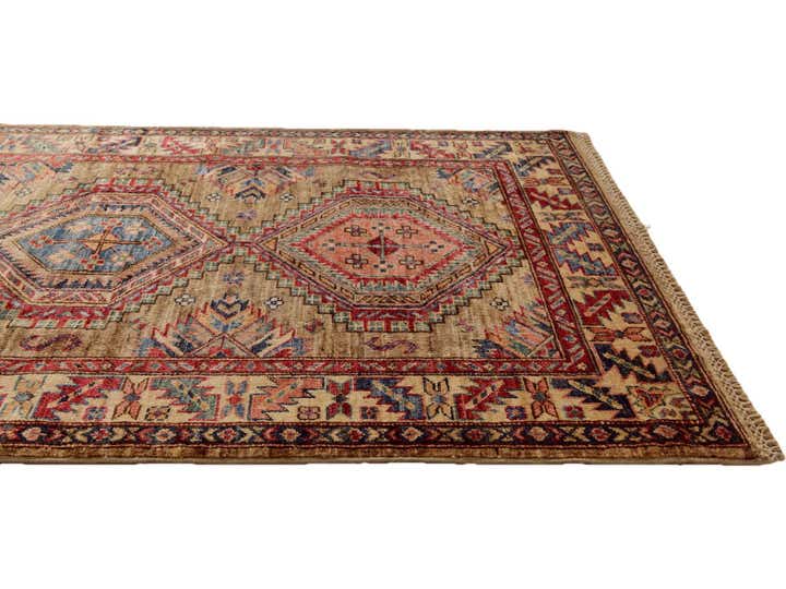 3' 4 x 5' 5 Hand Knotted Kazak Rug