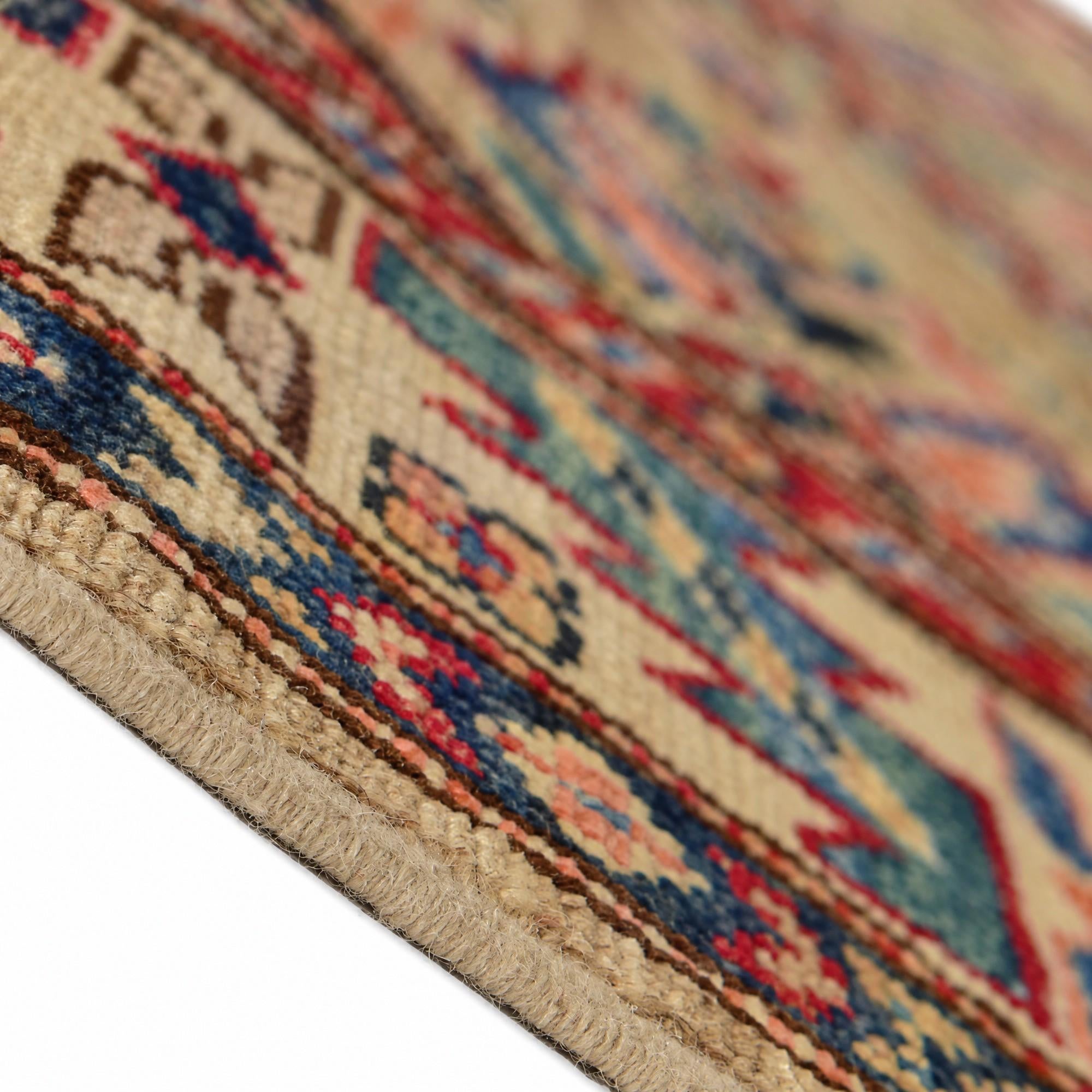 100cm x 165cm Hand Knotted Kazak Rug