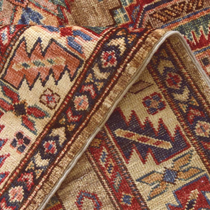 Detail image of 3' 4 x 5' 5 Hand Knotted Kazak Rug