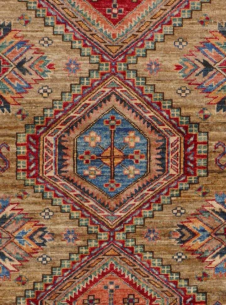 3' 4 x 5' 5 Hand Knotted Kazak Rug