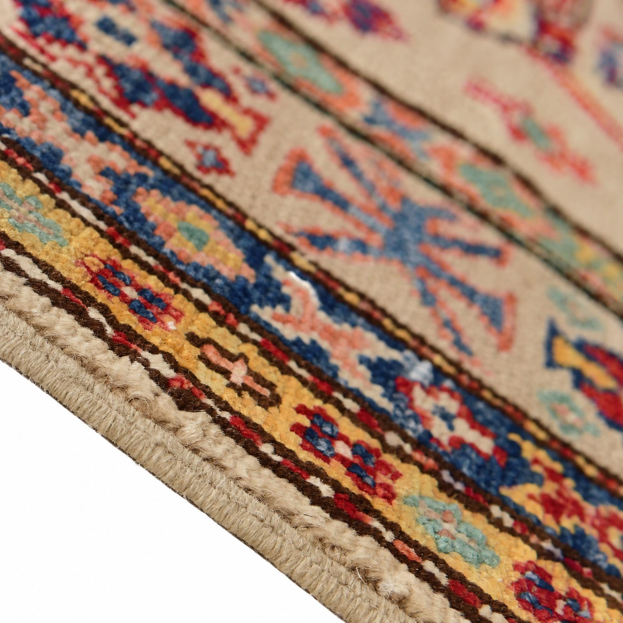 100cm x 155cm Hand Knotted Kazak Rug