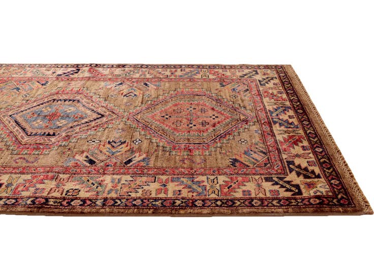 Detail image of 3' 4 x 5' 3 Hand Knotted Kazak Rug