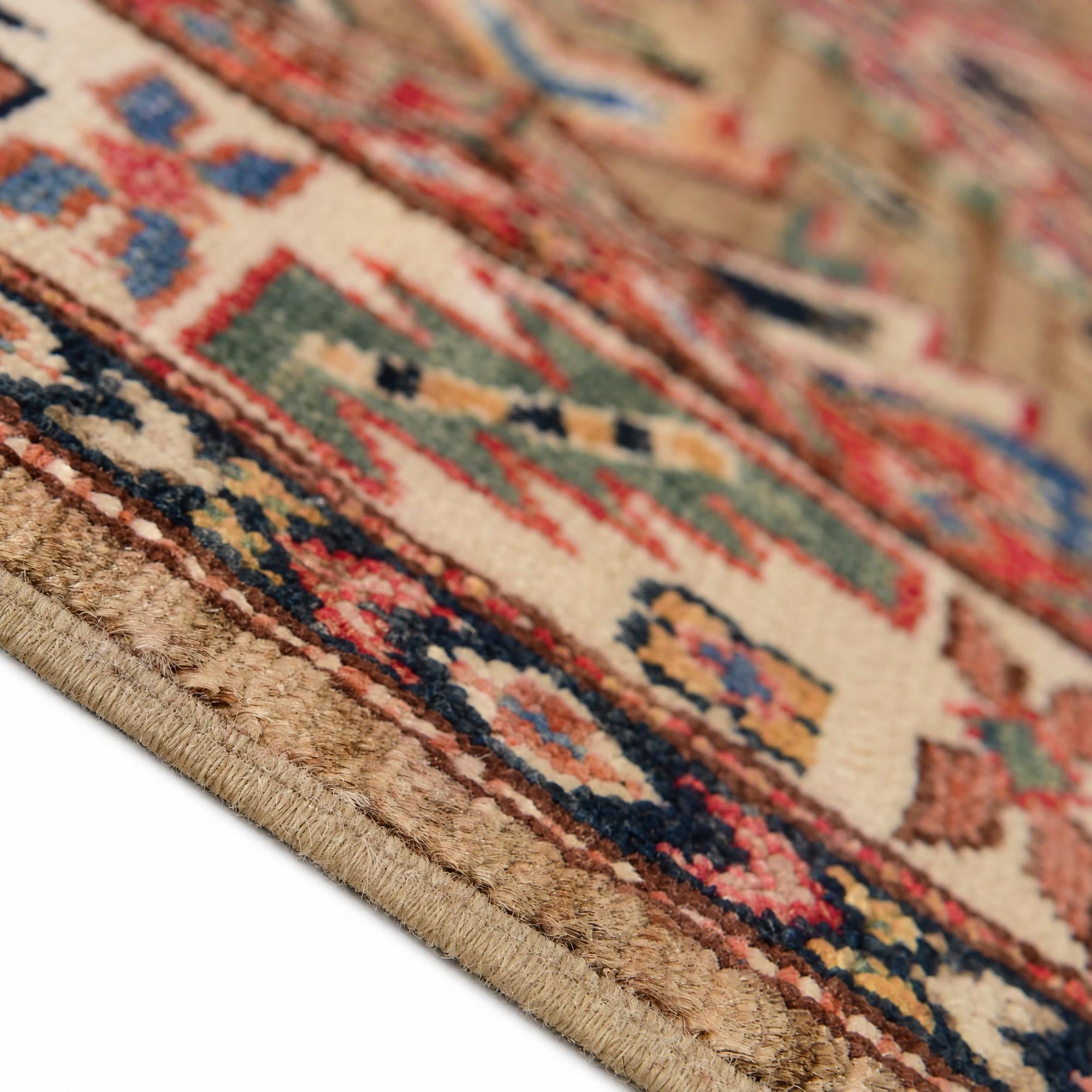 Detail image 8 of 12: 3' 4 x 5' 3 Hand Knotted Kazak Rug