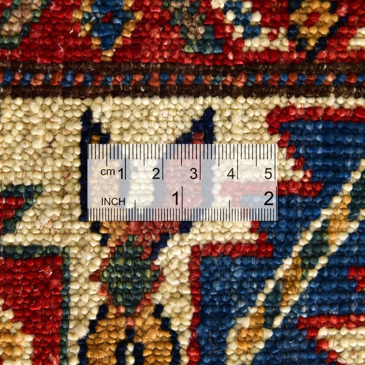 Detail image of 3' 4 x 5' 3 Hand Knotted Kazak Rug