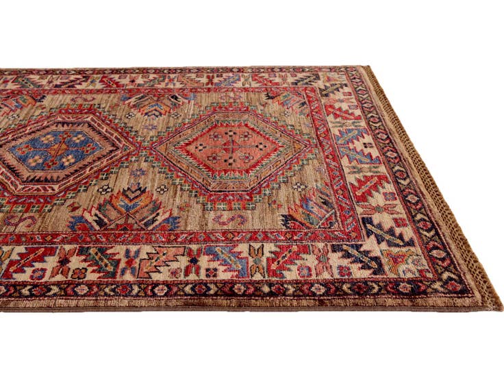Detail image of 3' 4 x 5' 1 Hand Knotted Kazak Rug