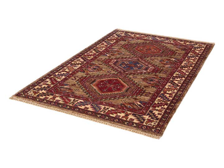 3' 4 x 5' 1 Hand Knotted Kazak Rug