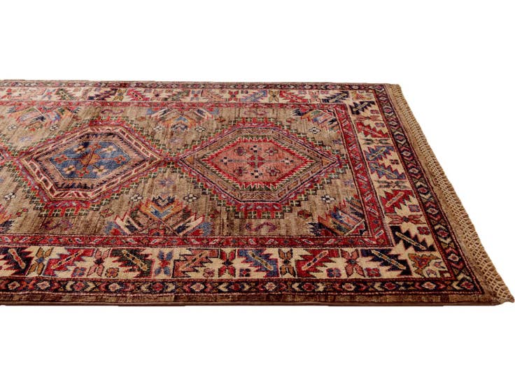 Detail image of 3' 4 x 5' 1 Hand Knotted Kazak Rug