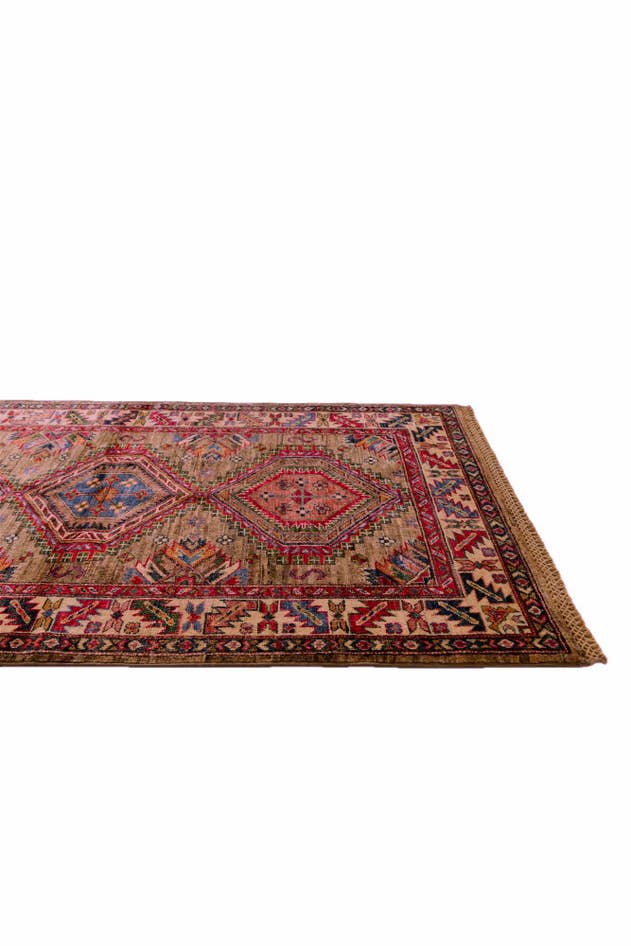 Detail image of 3' 4 x 5' 1 Hand Knotted Kazak Rug