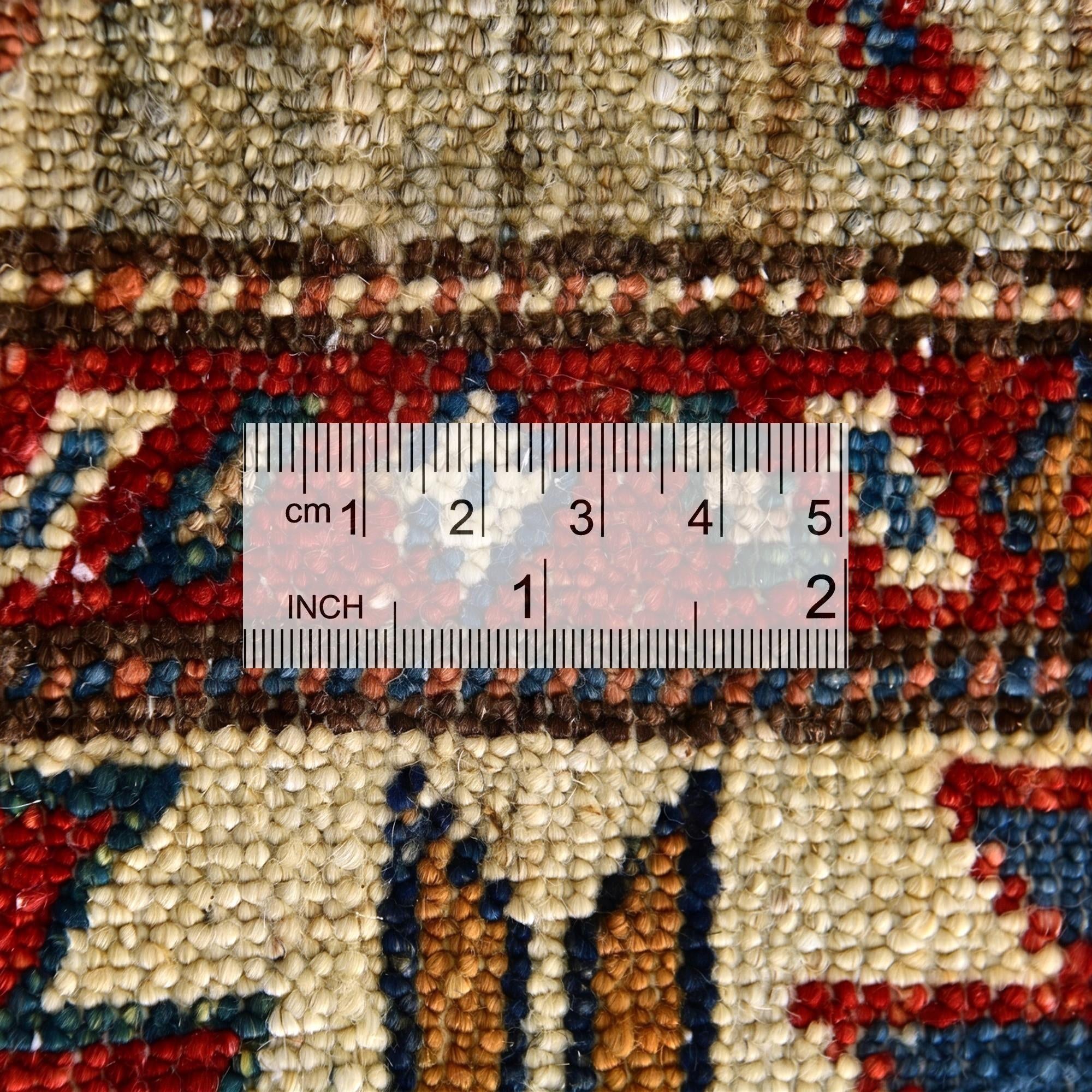 3' 4 x 5' 1 Hand Knotted Kazak Rug