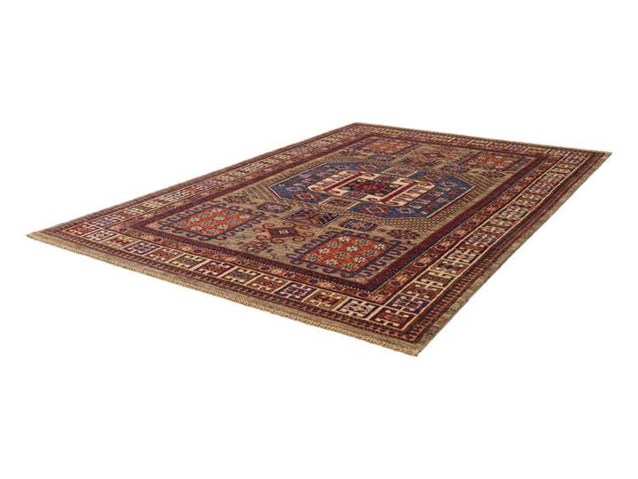 5' 9 x 8' 2 Hand Knotted Kazak Rug