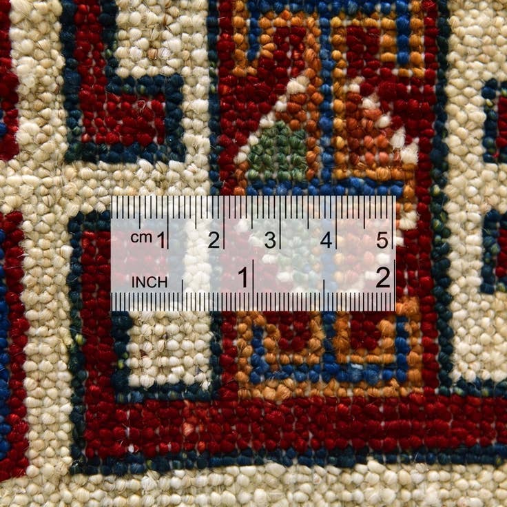 Detail image of 5' 9 x 8' 2 Hand Knotted Kazak Rug