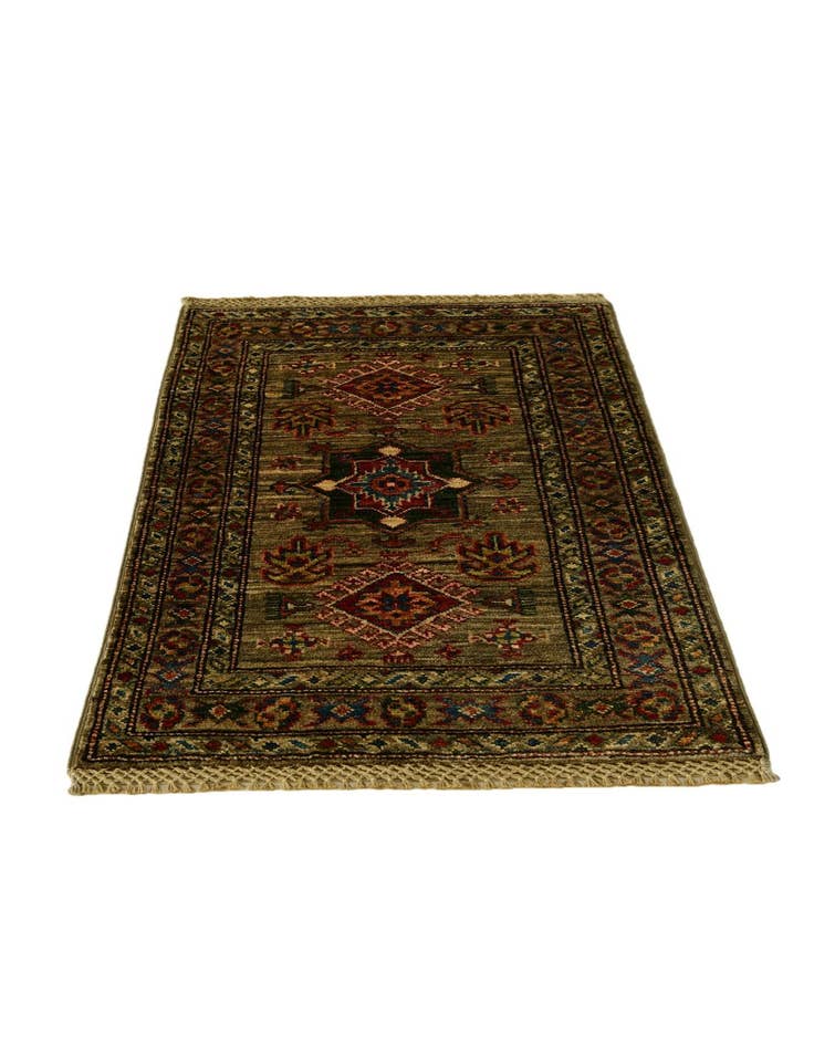 Detail image of 1' 11 x 2' 11 Hand Knotted Kazak Rug