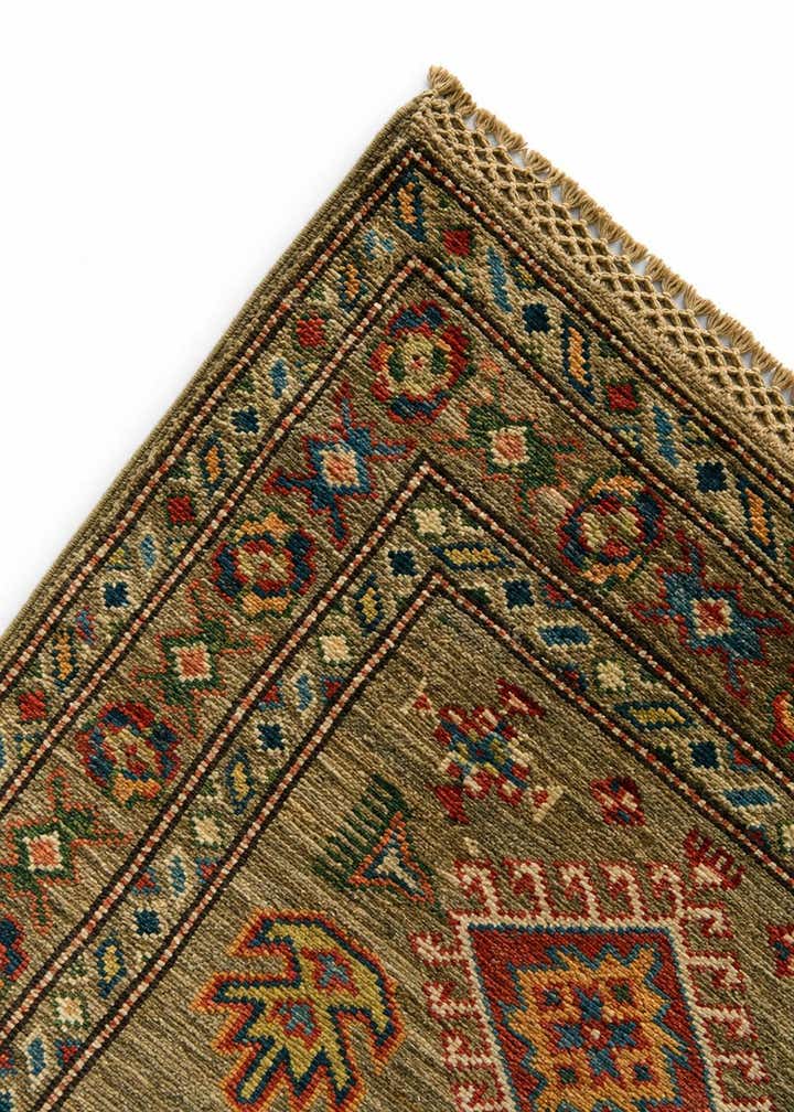1' 11 x 2' 11 Hand Knotted Kazak Rug