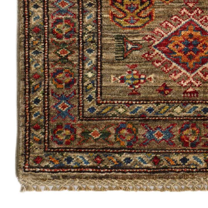 1' 11 x 2' 11 Hand Knotted Kazak Rug
