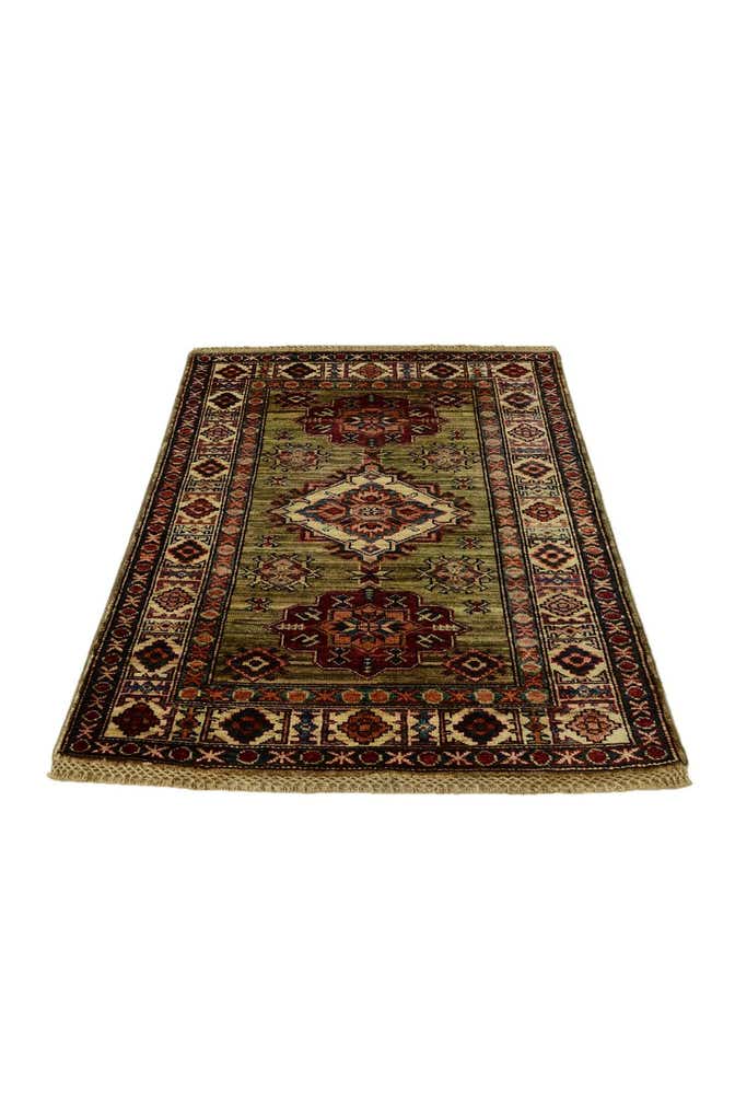 2' 7 x 3' 10 Hand Knotted Kazak Rug