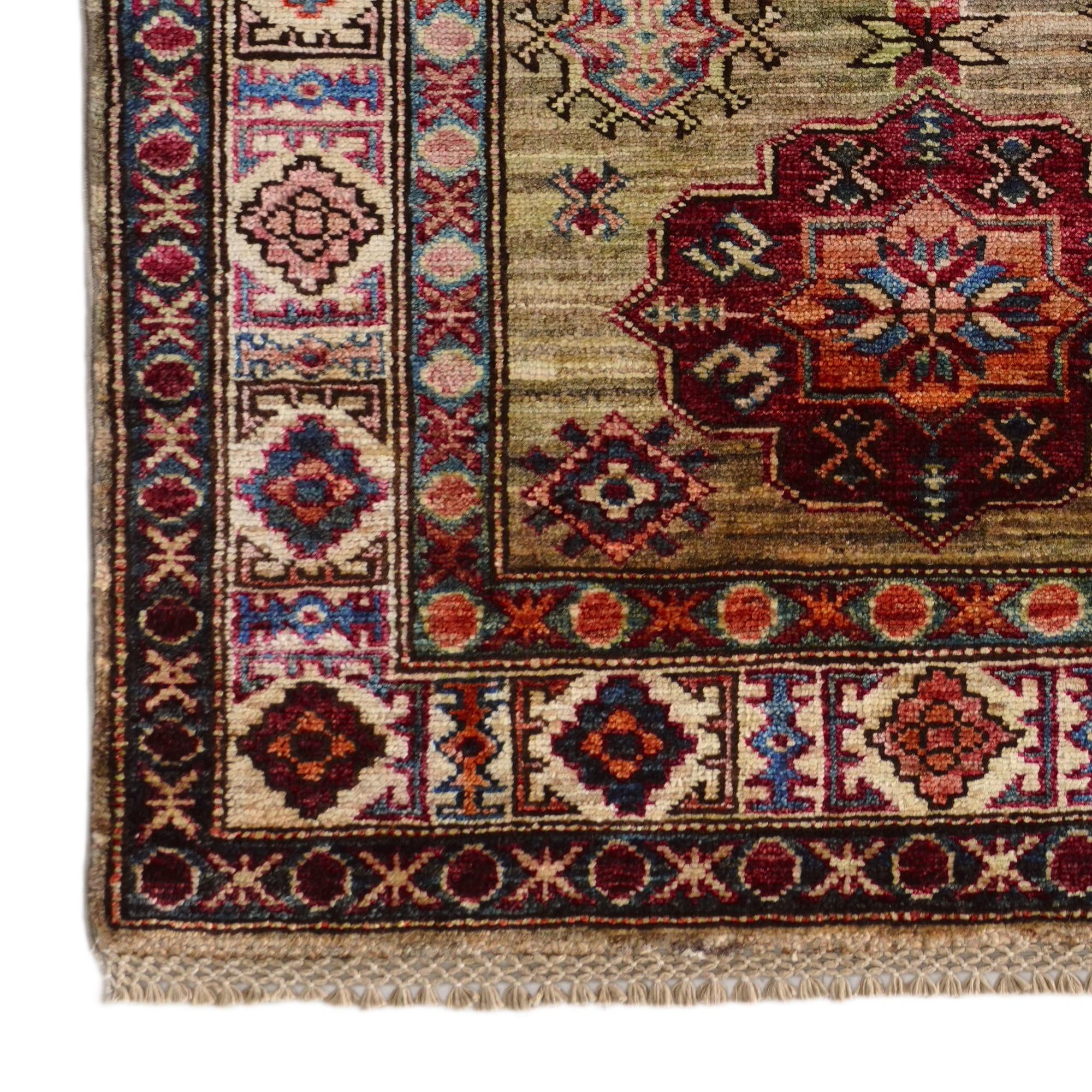 2' 7 x 3' 10 Hand Knotted Kazak Rug