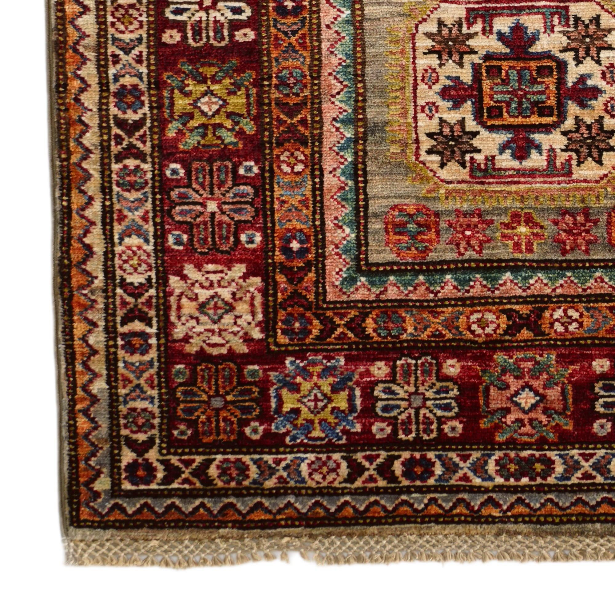 2' 8 x 4' 2 Hand Knotted Kazak Rug
