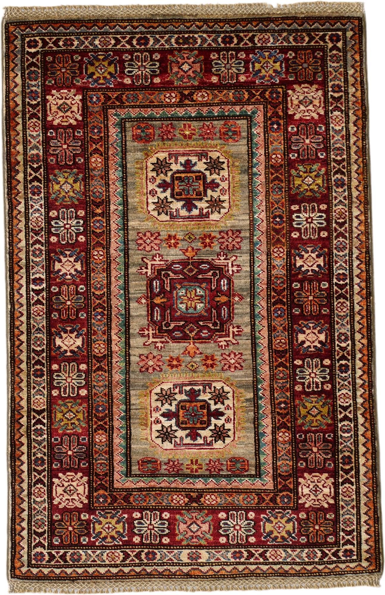 2' 8 x 4' 2 Hand Knotted Kazak Rug
