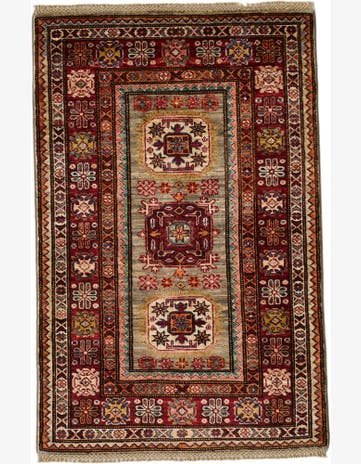 2' 8 x 4' 2 Hand Knotted Kazak Rug