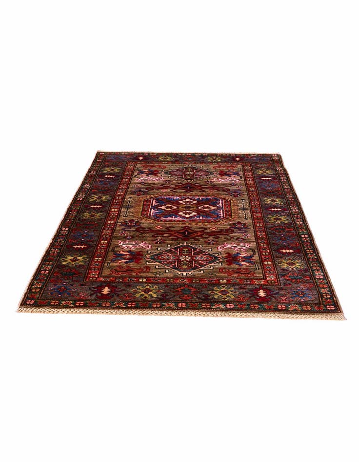 Detail image of 3' 5 x 5' 1 Hand Knotted Kazak Rug