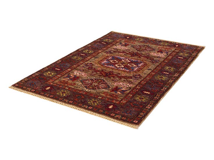 Detail image of 3' 5 x 5' 1 Hand Knotted Kazak Rug