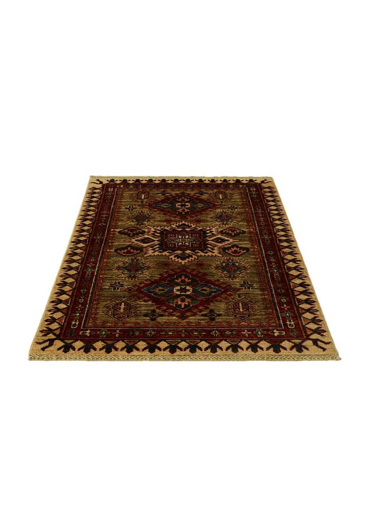 3' 2 x 4' 8 Hand Knotted Kazak Rug