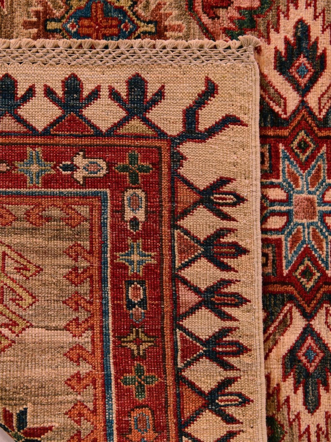 Detail image 12 of 12: 3' 2 x 4' 8 Hand Knotted Kazak Rug