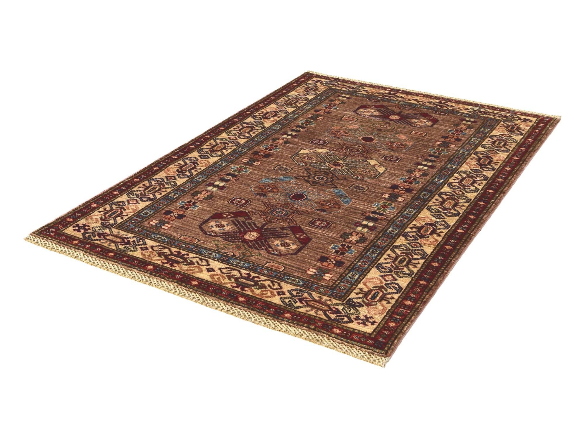 3' 5 x 5' 2 Hand Knotted Kazak Rug