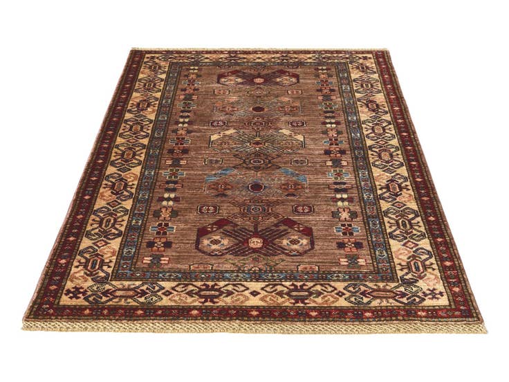 Detail image of 3' 5 x 5' 2 Hand Knotted Kazak Rug