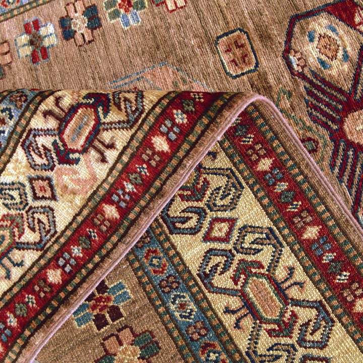 3' 5 x 5' 2 Hand Knotted Kazak Rug