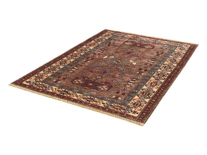 3' 5 x 5' Hand Knotted Kazak Rug