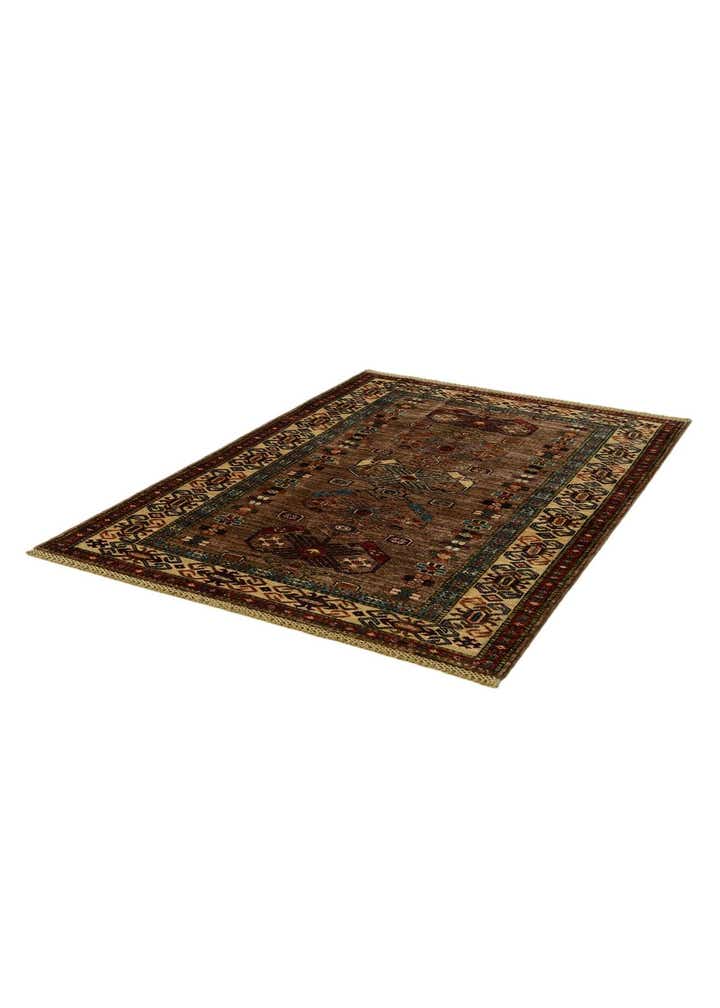 3' 5 x 5' Hand Knotted Kazak Rug