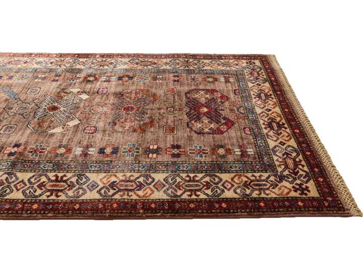 3' 5 x 5' Hand Knotted Kazak Rug