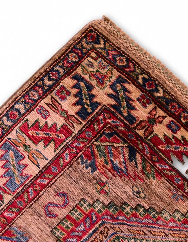 Detail image of 3' 5 x 5' 2 Hand Knotted Kazak Rug