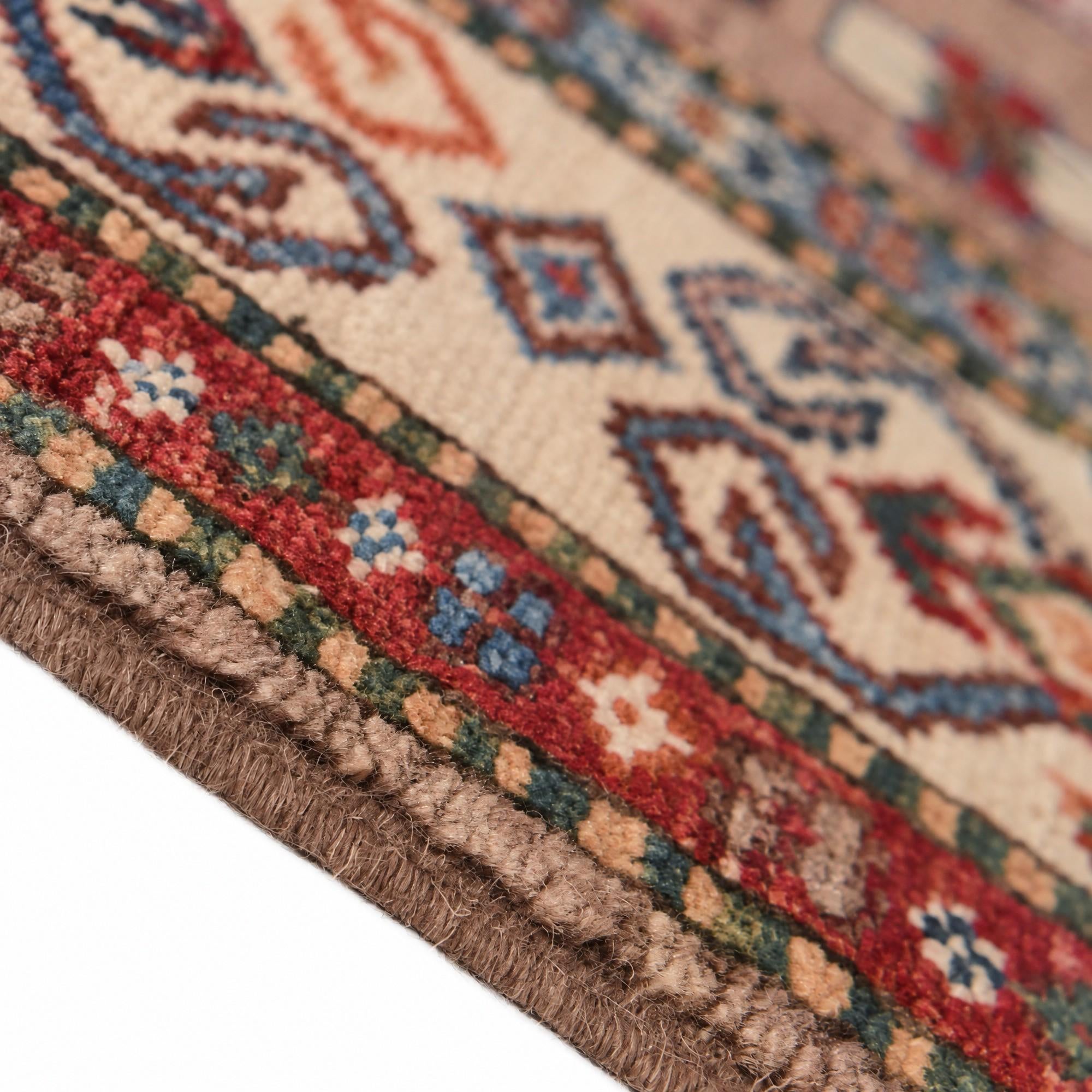 105cm x 155cm Hand Knotted Kazak Rug