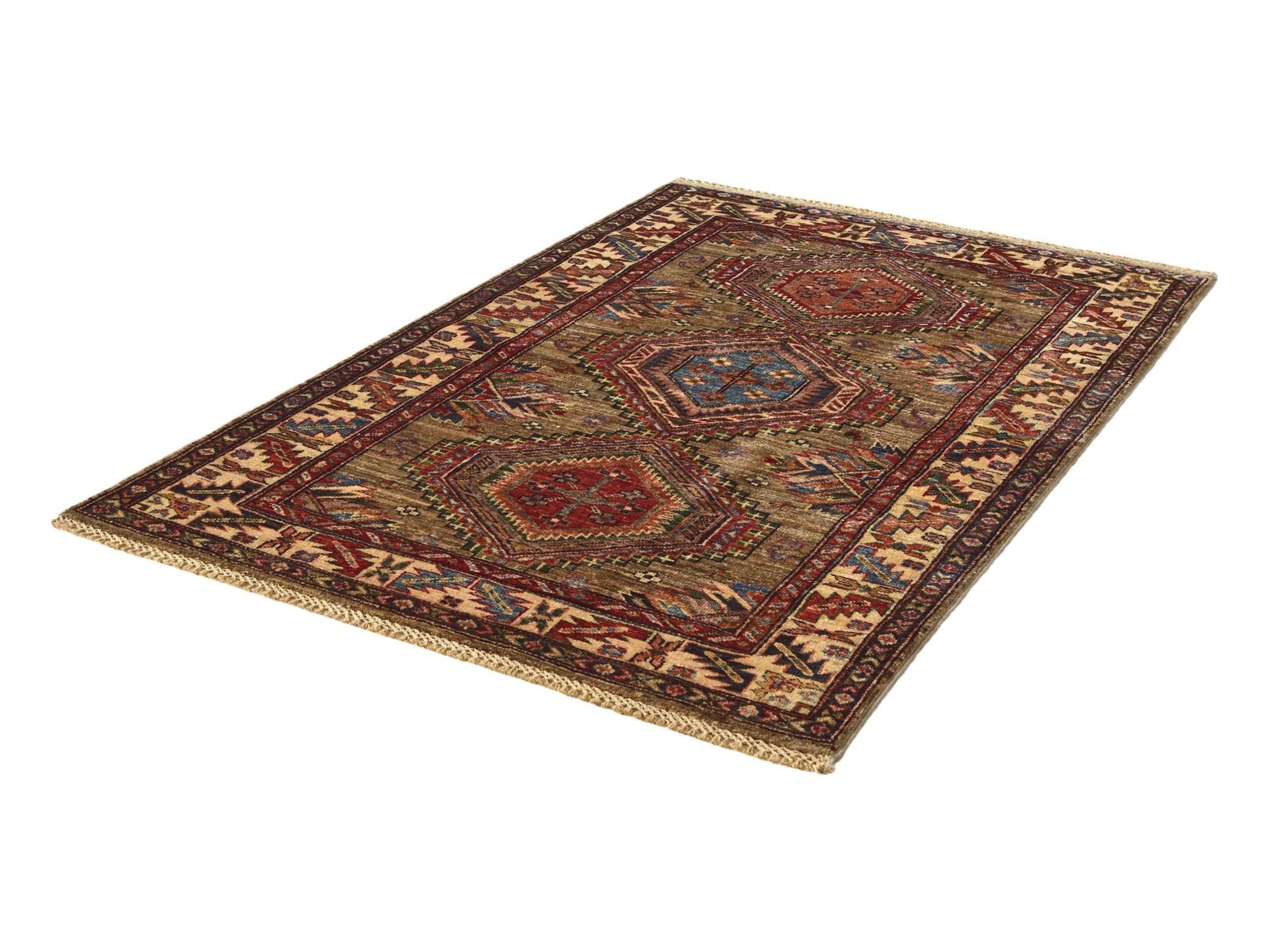 3' 3 x 5' Hand Knotted Kazak Rug