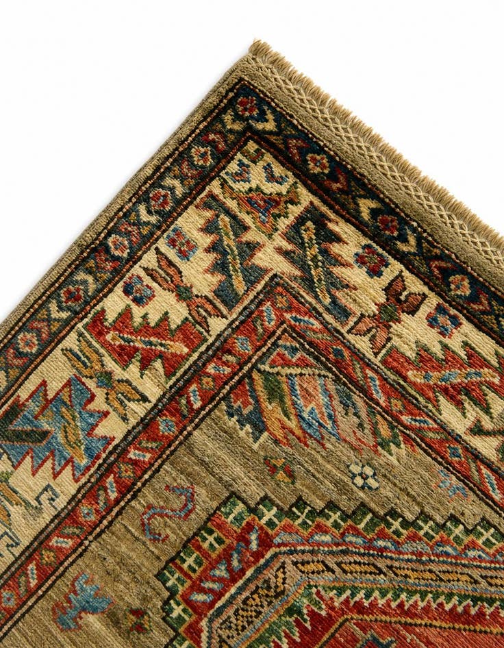 Detail image of 3' 3 x 5' Hand Knotted Kazak Rug