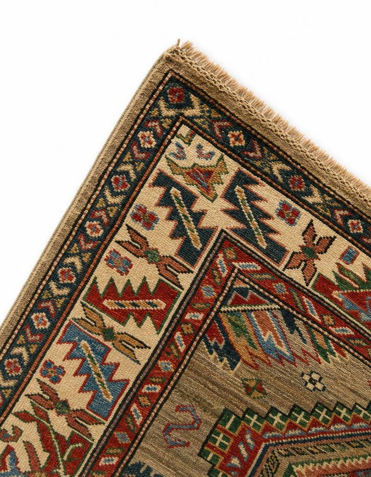 Detail image of 3' 5 x 5' 2 Hand Knotted Kazak Rug