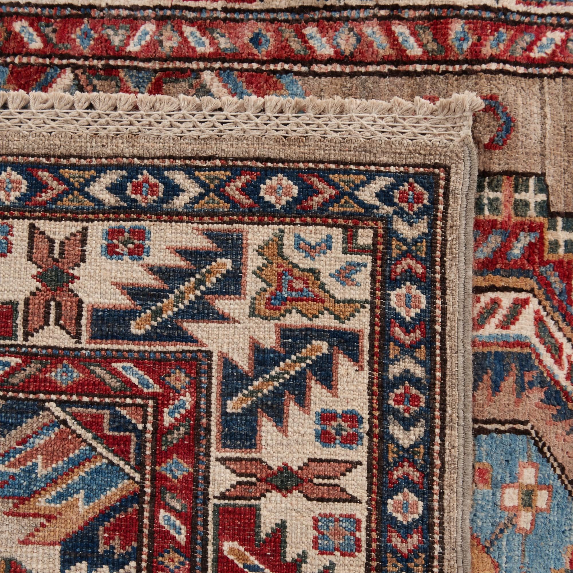100cm x 150cm Hand Knotted Kazak Rug