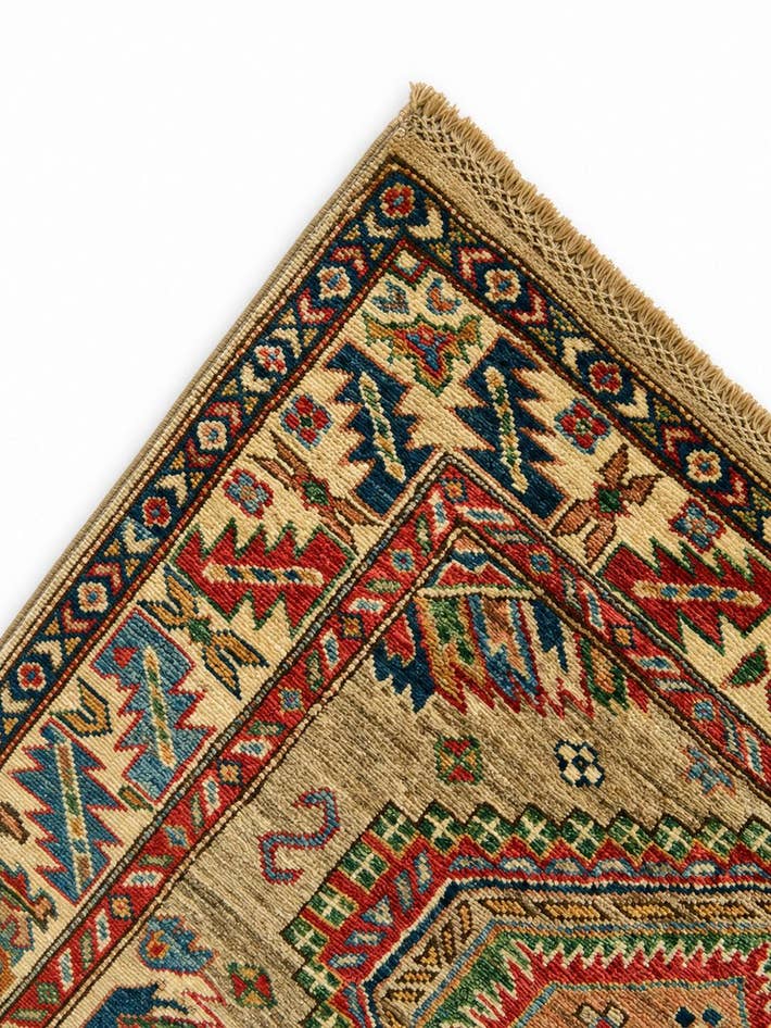 Detail image of 3' 5 x 5' 1 Hand Knotted Kazak Rug