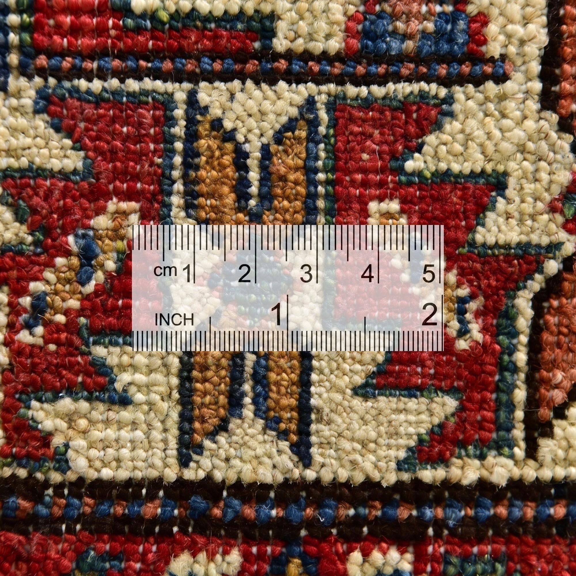 3' 5 x 5' 1 Hand Knotted Kazak Rug