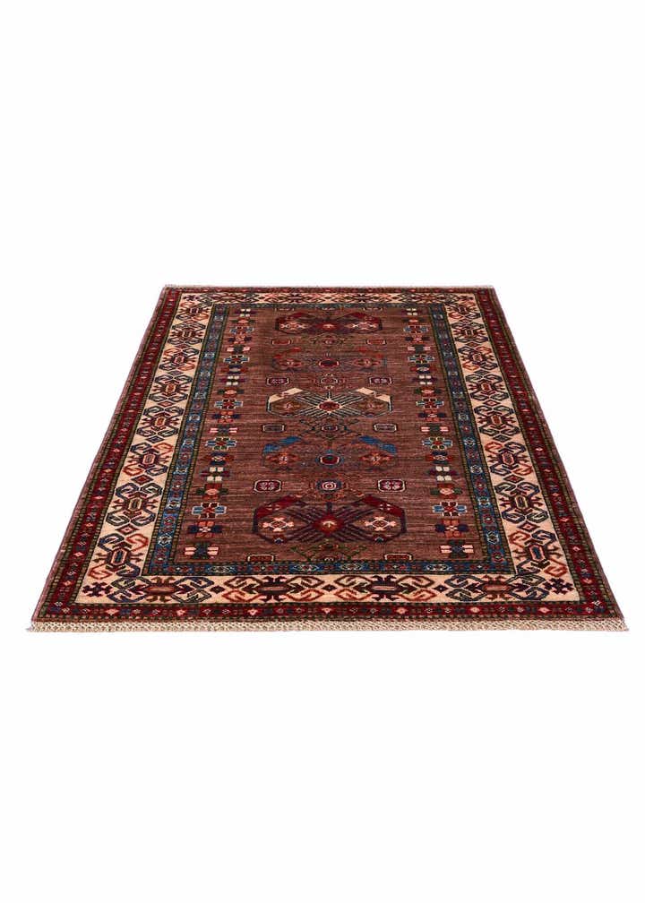 3' 5 x 5' 1 Hand Knotted Kazak Rug